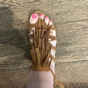 Sam Edelman Sandra suede fringe sandals